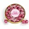 It's a Girl Baby Shower Candy Gift Tin with Chocolate Lindor Truffles by Lindt Large Plastic Tin with Sticker - By Just Candy